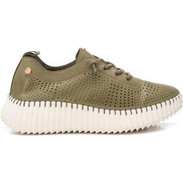 Carmela Soft Sole Leather Sneaker 162369 - Khaki - My Shoe Shop - Sneaker