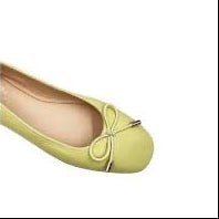 Inuovo A92001 Leather Pump with Bow - Pistacitio - My Shoe Shop - Ballerina