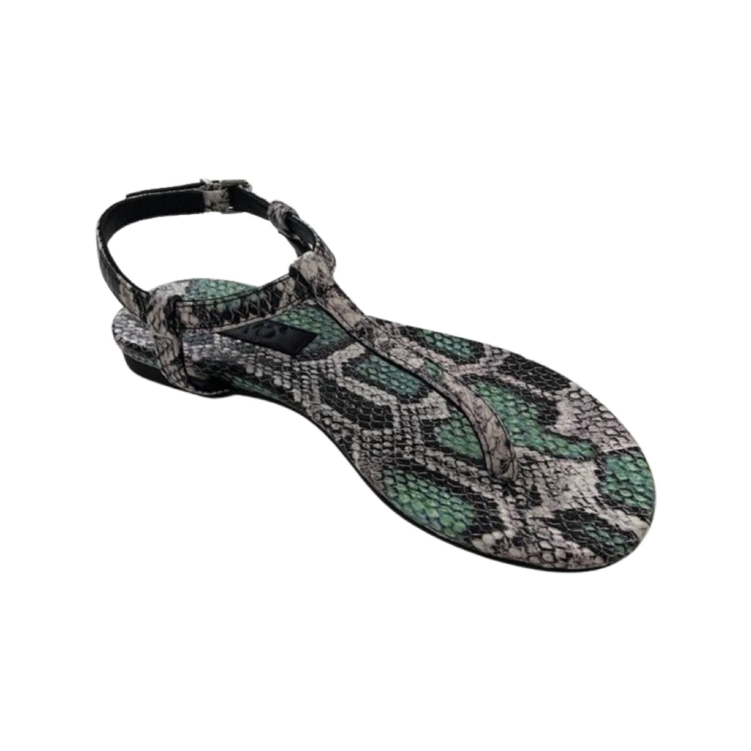 Inuovo 101113 Thong Sandal - Green Snake - My Shoe Shop - Flat