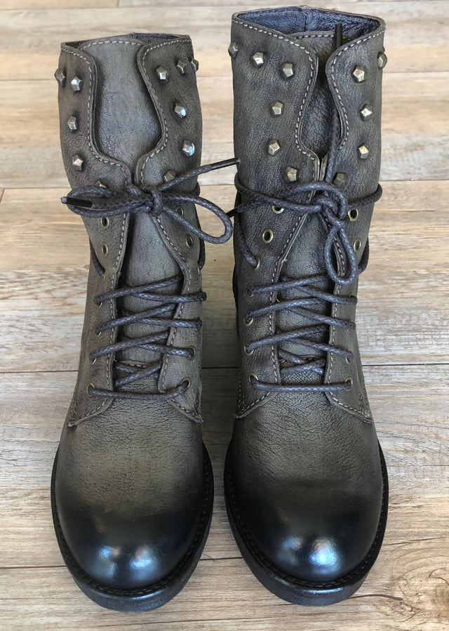 Inuovo Cloud Biker Boot - Lavato Green (Olive) - My Shoe Shop - boot