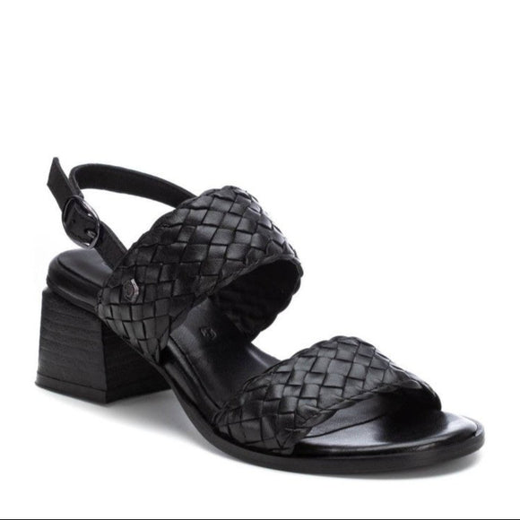 Shop Carmela Braided Leather Block Heel Sandal 162381 is a classic-meets-modern at Myshoeshop.co.za