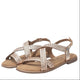 Shop the Carmela Flat Leather Sandal 162387 at Myshoeshop.co.za and combines effortless style with practicality