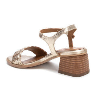 Shop Carmela Braided Leather Block Heel Sandal 162380 at Myshoeshop.co.za
