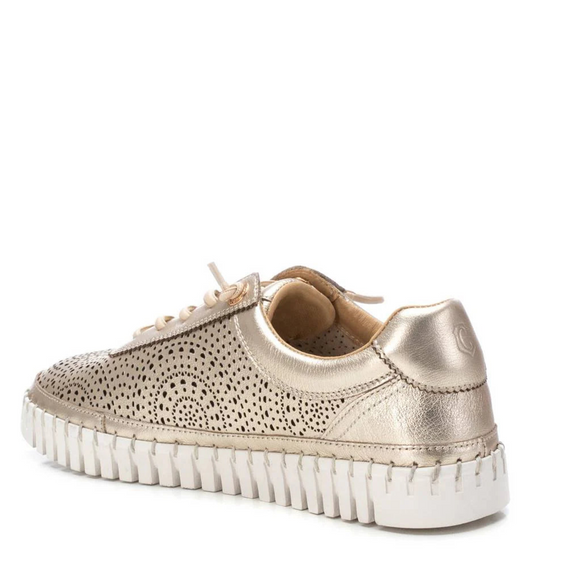 Refresh your everyday look with the Carmela Lasercut Leather Sneaker – Model 162327 form Myshoeshop.co.za