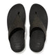 FitFlop Lulu Shimmer - All Black, pair viewed from above