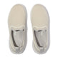 FitFlop Super-Q knit slip-on shoes in Paris Beige with breathable knit uppers and white cushioned soles.