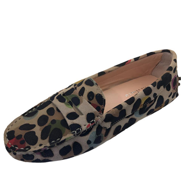 Via Veneto Animal Print  Moccasin 6166 - Leopard