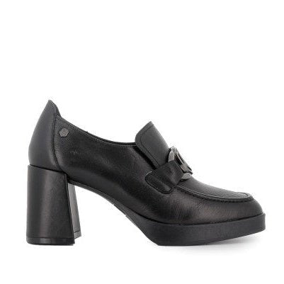 Carmela 161849 leather shoe - black - My Shoe Shop - Heel