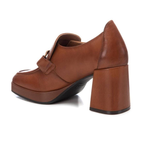 Carmela 161849 leather shoe - camel - My Shoe Shop - Heel