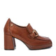 Carmela 161849 leather shoe - camel - My Shoe Shop - Heel
