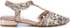 Carmela 162184 Flat Pointy with Buckle - Nude - My Shoe Shop - sandal