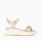 Carmela 162331 Leather Chunky Sandal - Gold - My Shoe Shop - Wedge