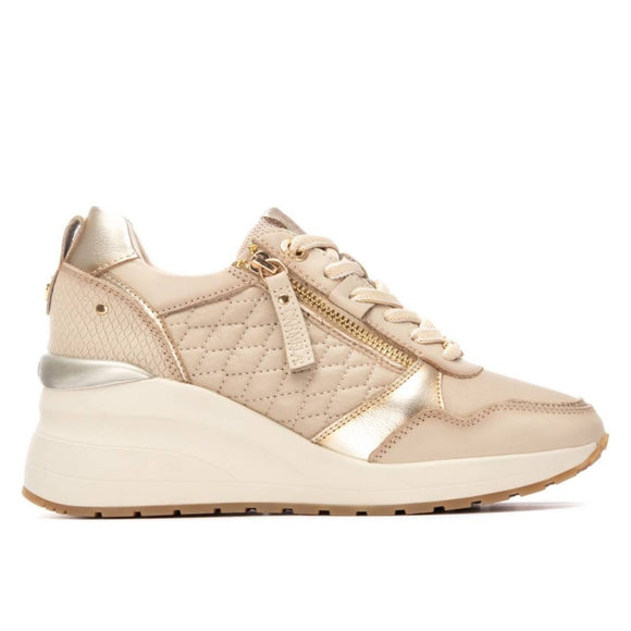 Carmela 162446 Leather Sneaker - Beige - My Shoe Shop - Sneaker