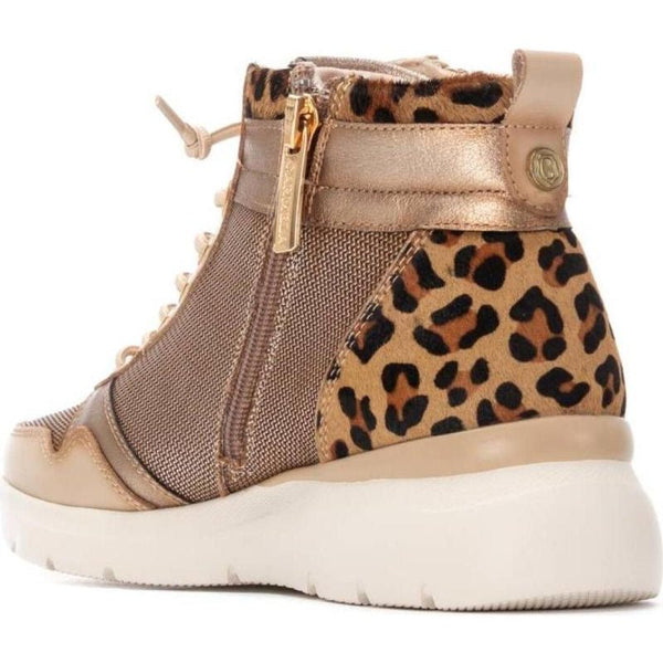 Carmela 162514 Leather Ankle Boot - Beige - My Shoe Shop - boot