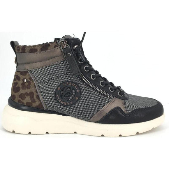 Carmela 162514 Leather Ankle Boot - Black - My Shoe Shop - boot