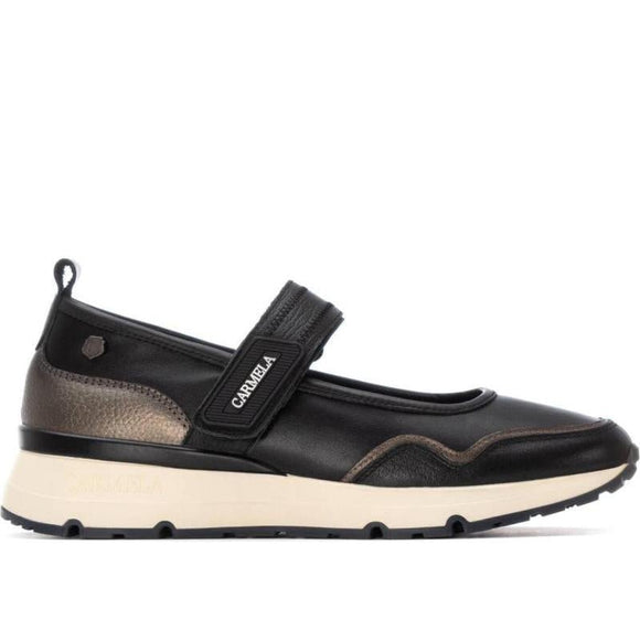Carmela 162515 Leather Mary-Jane - Black - My Shoe Shop - Loafer