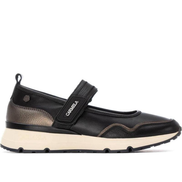 Carmela 162515 Leather Mary-Jane - Black - My Shoe Shop - Loafer