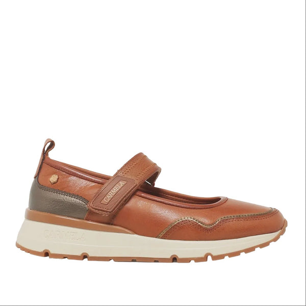 Carmela 162515 Leather Mary-Jane - Camel - My Shoe Shop - Loafer