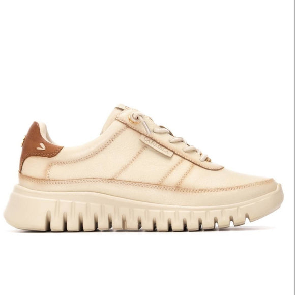 Carmela 162525 leather shoe - beige - My Shoe Shop - Sneaker