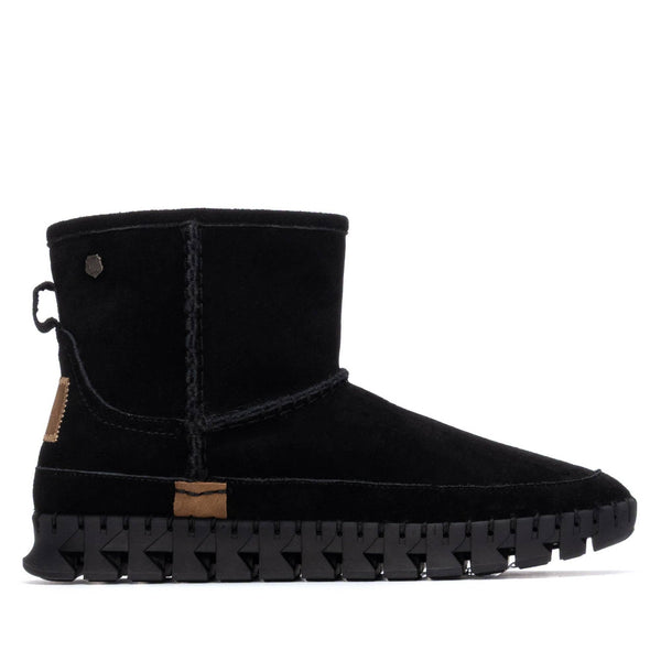 Carmela 162529 Suede Ankle boot - Black - My Shoe Shop - boot