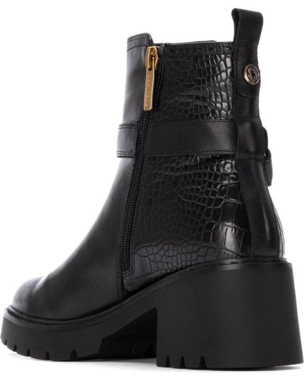 Carmela 162565 Leather Ankle Boot -Black - My Shoe Shop - boot