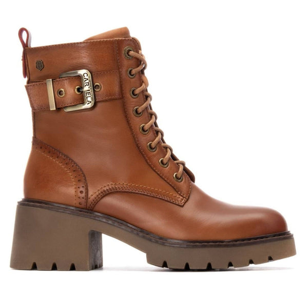 Carmela 162568 leather ankle boot - camel - My Shoe Shop - boot