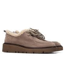 Carmela 162669 leather Lace-up - Taupe - My Shoe Shop - Sneaker
