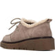 Carmela 162669 leather Lace-up - Taupe - My Shoe Shop - Sneaker