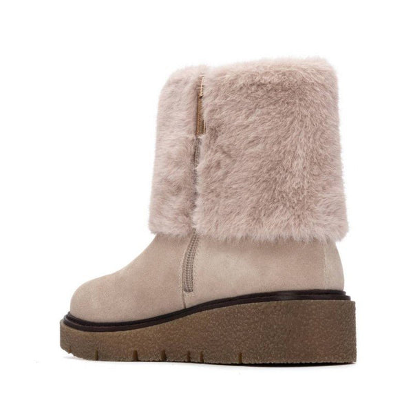 Carmela 162671 Suede Ankle boot - Beige - My Shoe Shop - boot