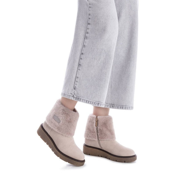 Carmela 162671 Suede Ankle boot - Beige - My Shoe Shop - boot