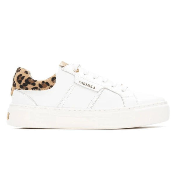 Carmela 162696 Leather Sneaker - White - My Shoe Shop - Sneaker