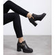 Carmela 162704 Leather Ankle Boot -Black - My Shoe Shop - boot