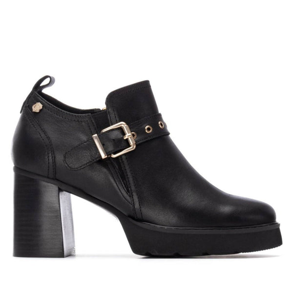 Carmela 162704 Leather Ankle Boot -Black - My Shoe Shop - boot