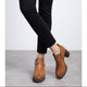 Carmela 162704 Leather Ankle Boot - Camel - My Shoe Shop - boot