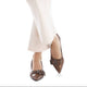 Carmela 162709 Patent Pointy Ballerina - Taupe - My Shoe Shop - Ballerina