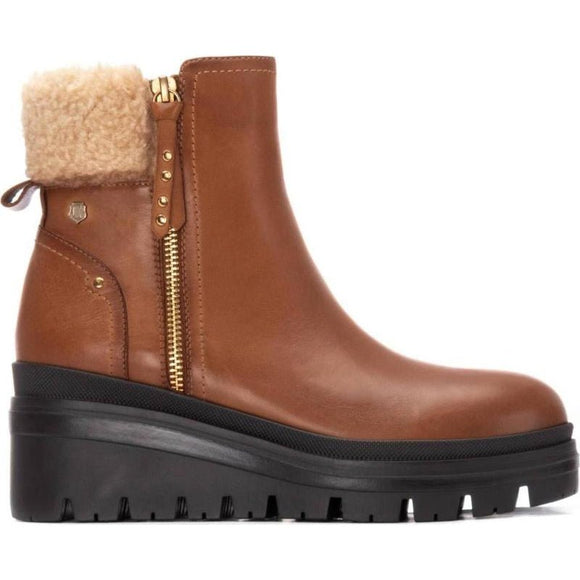 Carmela 162712 leather ankle boot - Camel - My Shoe Shop - boot