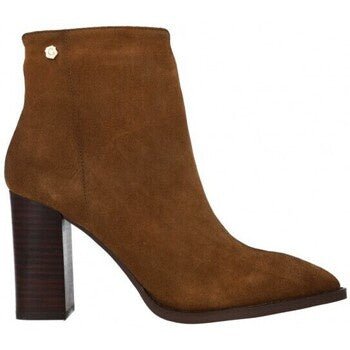 Carmela Ankle Boot with Block Heel 160918 - Camel - My Shoe Shop - boot