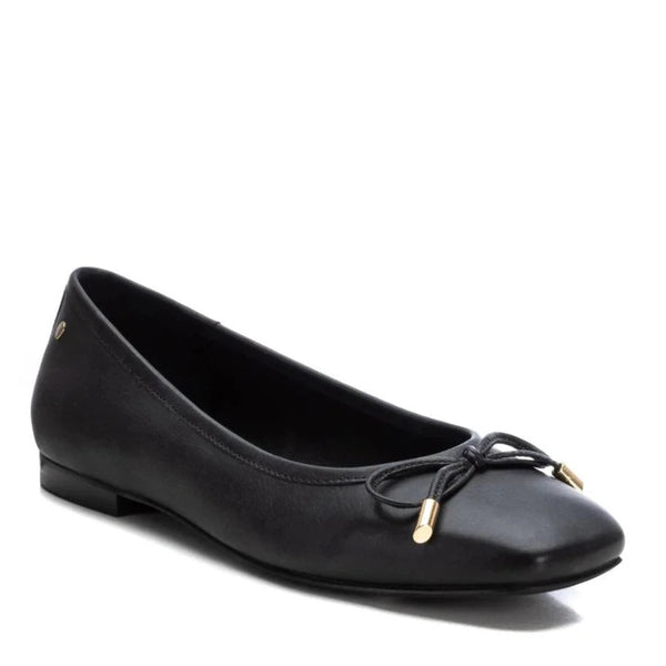 Carmela Ballerina with Bow 161791 - Black - My Shoe Shop - Ballerina