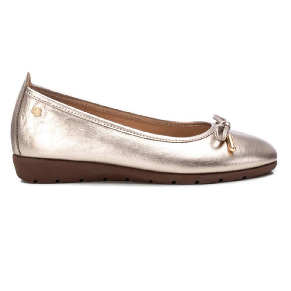 Carmela Ballerina with Bow Detail 161985 - Bronze - My Shoe Shop - Ballerina