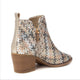 Carmela Braided Leather Boot 162342 - Nude - My Shoe Shop - boot