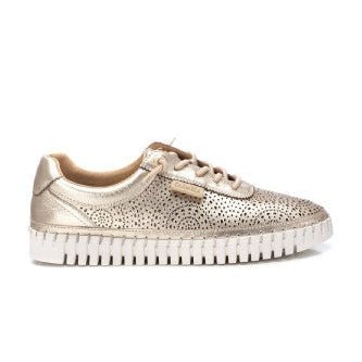 Carmela Lasercut Leather Sneaker 162327- Gold - My Shoe Shop - Sneaker