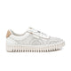 Carmela Lasercut Leather Sneaker 162327 - White - My Shoe Shop - Sneaker