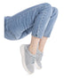 Carmela Lasercut Suede Sneaker 162325 - Jeans - My Shoe Shop - Sneaker