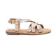 Carmela Leather Sandals 161648 - Gold - My Shoe Shop - sandal