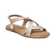 Carmela Leather Sandals 161648 - Gold - My Shoe Shop - sandal
