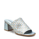 Carmela Leather Slip-in Sandal with Block Heel 162191 - Jeans - My Shoe Shop - Sandal