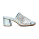 Carmela Leather Slip-in Sandal with Block Heel 162191 - Jeans - My Shoe Shop - Sandal
