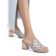Carmela Leather Slip-in Sandal with Block Heel 162191 - Nude - My Shoe Shop - sandal