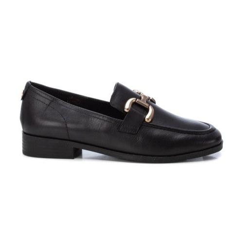 Carmela Loafer with Link Detail 161965 - Black - My Shoe Shop - Loafer