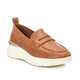 Carmela Moc Style Shoe on Wedge 161428 - Camel - My Shoe Shop - Loafer